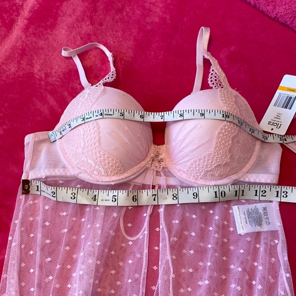 Flora Barbie Pink 2 Piece Baby Doll Set Size Small - Picture 13 of 16